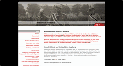 Desktop Screenshot of heinrich-militaria.de